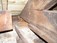 The timber trusses were affected by wet rot at the bearing ends, and as a result had slipped out of place, at Falkirk, Stirlingshire, Scotland