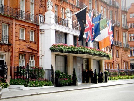 Rope access and structural repairs at Claridges Hotel, London, England