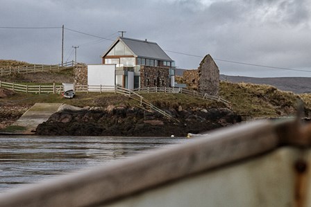 New basement & dwelling; cavity drain basement waterproofing installed in dwelling at Rutland Island, Co. Donegal, Ireland