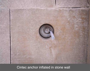 005 cintec anchor discrete rock stone anchor structural repair structural reinforcement dublin ireland belfast northern ireland NI