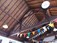 The timber ceiling and trusses prior to the truss being repaired by a resin splice system, in Greenore, Co. Louth